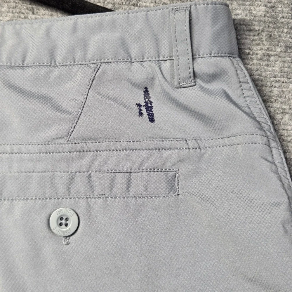 Johnnie-O Prep-Formance Shorts Mens 36 Cloudburst Gray Stretch Golf 9
